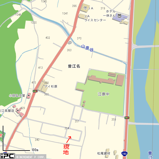プチハウス江原案内図